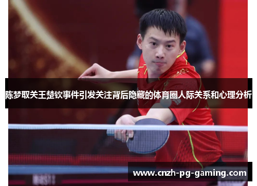 陈梦取关王楚钦事件引发关注背后隐藏的体育圈人际关系和心理分析 陈梦取关王楚钦事件引发关注背后隐藏的体育圈人际关系和心理分析